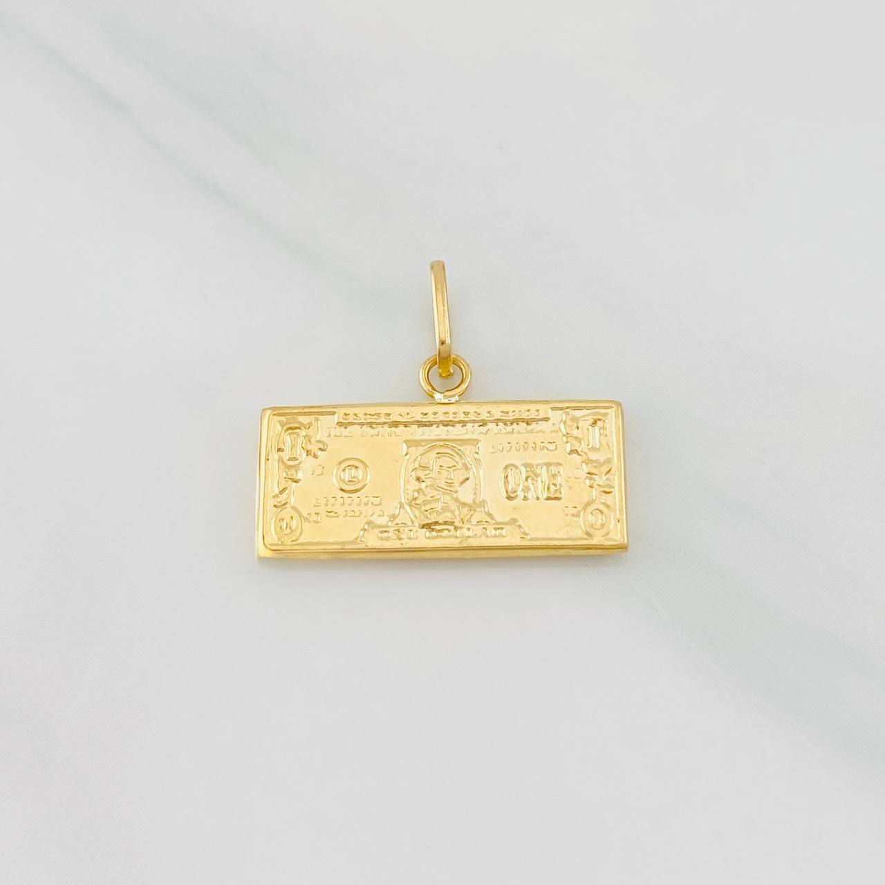 Dije One Dolar 0.7g / 3/4 in Oro Amarillo 18K