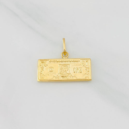 Dije One Dolar 0.8g / 3/4 in Oro Amarillo 18K