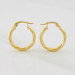 Candongas Mary 1.5g / 3/4 in Oro Amarillo 18K