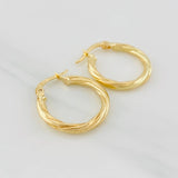 Candongas Mary 1.5g / 3/4 in Oro Amarillo 18K
