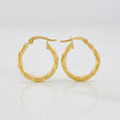 Candongas Mary 1.5g / 3/4 in Oro Amarillo 18K