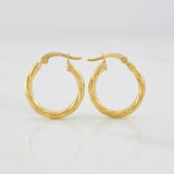 Candongas Mary 1.5g / 3/4 in Oro Amarillo 18K