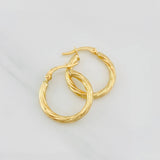 Candongas Mary 1.5g / 3/4 in Oro Amarillo 18K
