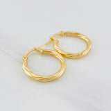 Candongas Mary 1.5g / 3/4 in Oro Amarillo 18K