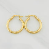 Candongas Mary 1.3g / 3/4 in Oro Amarillo 18K