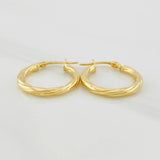 Candongas Mary 1.3g / 3/4 in Oro Amarillo 18K