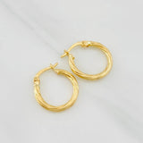 Candongas Mary 0.9g / 1/2 in Oro Amarillo 18K