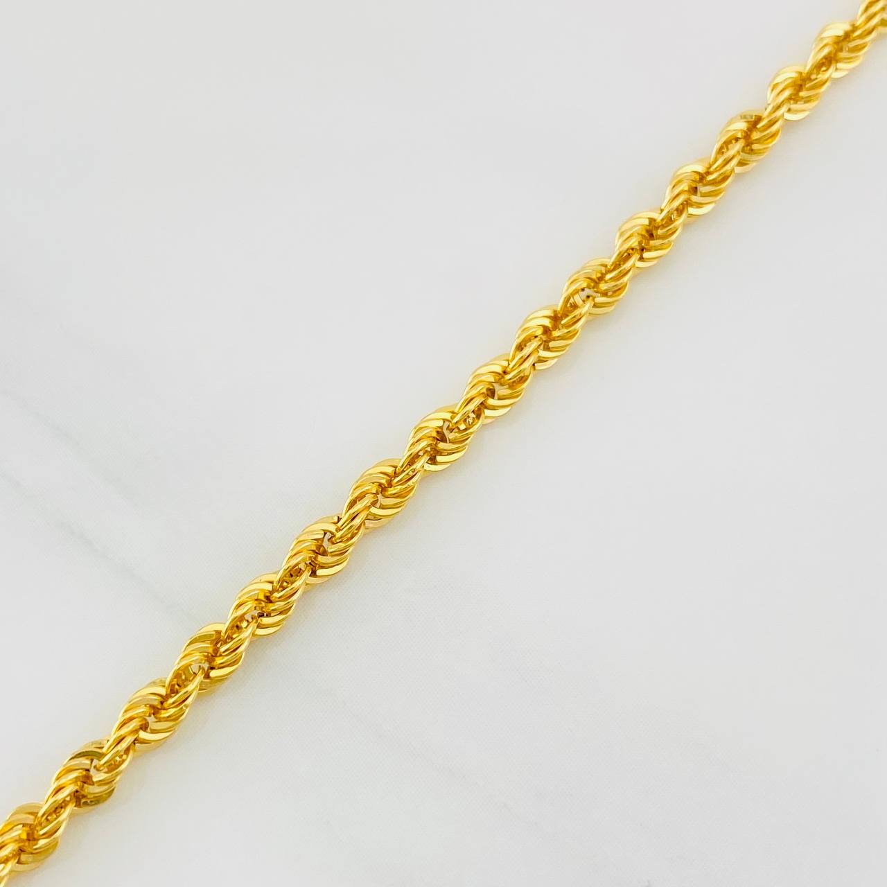 Rope Bracelet 2.15g / 7 in / 2.73mm Yellow Gold 18K