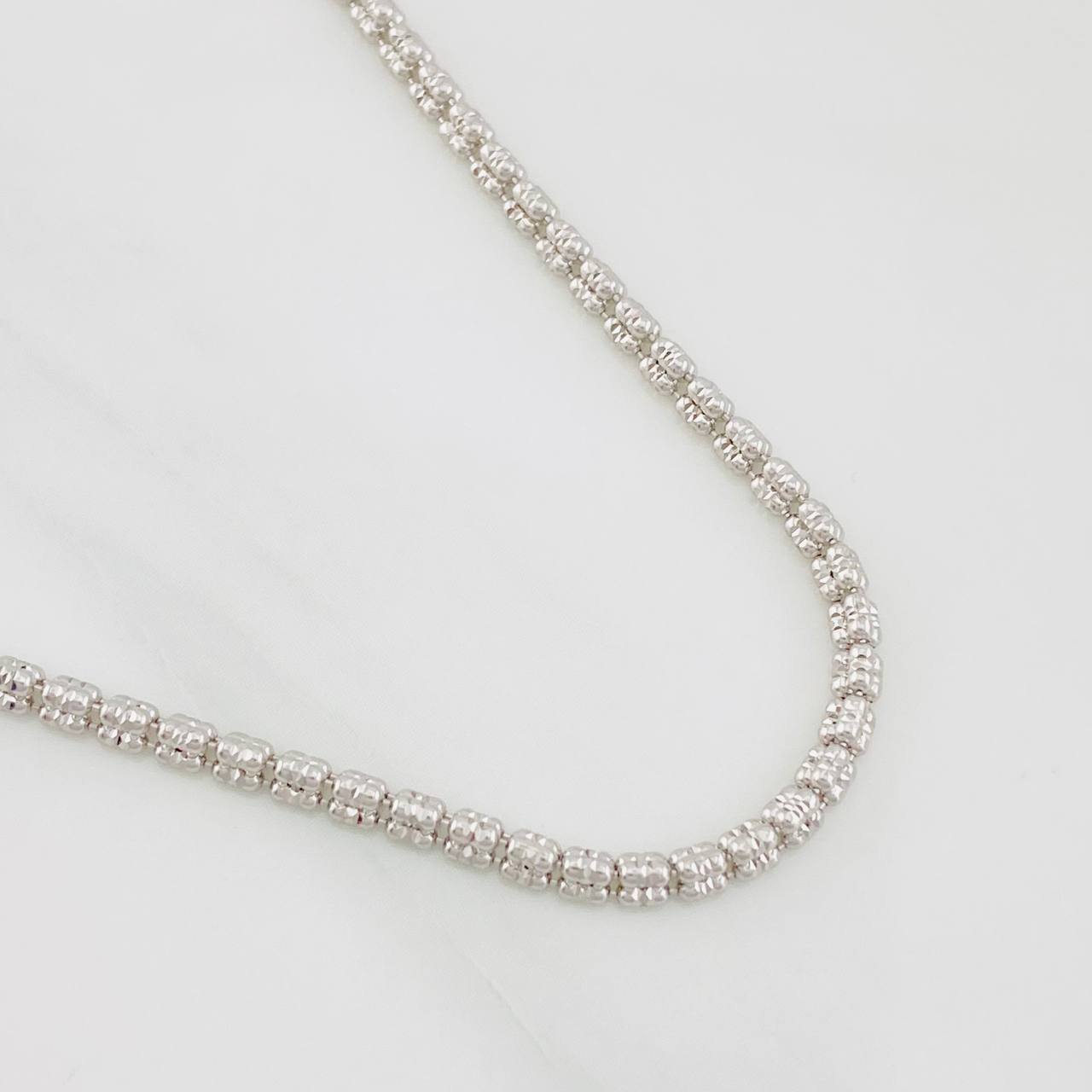 Ice Chain 14.1g / 28 in / 2.4mm 18K White Gold