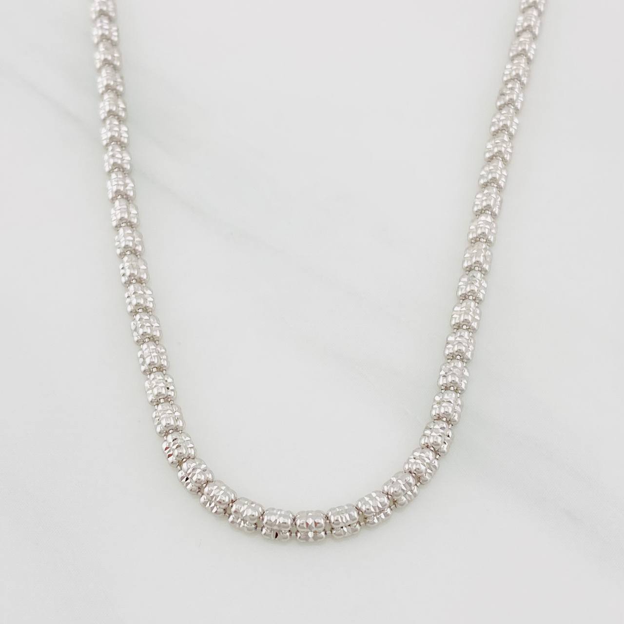 Ice Chain 14.1g / 28 in / 2.4mm 18K White Gold
