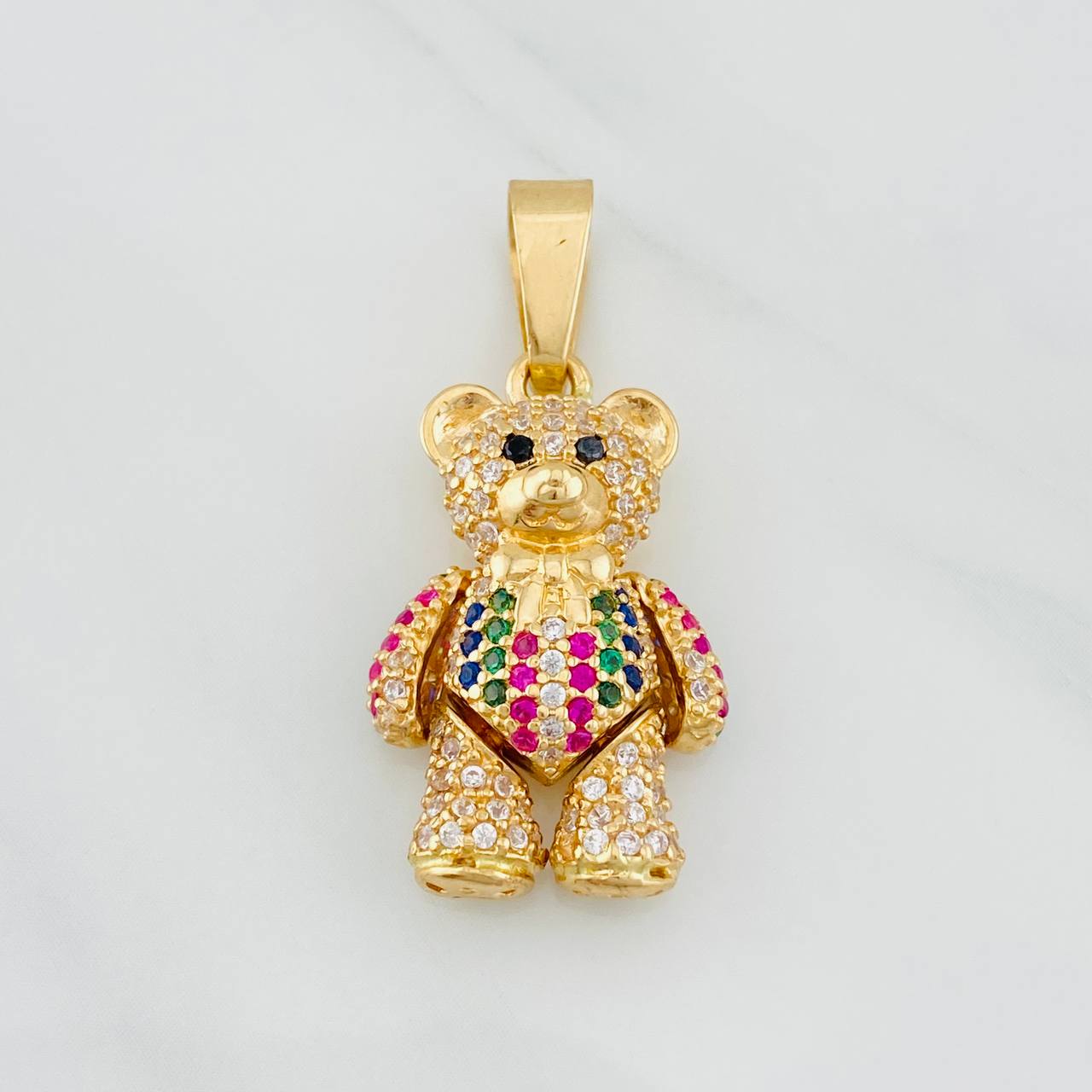 Dije Oso Articulado 4.75g / 1 1/4 in Oro Amarillo 18K