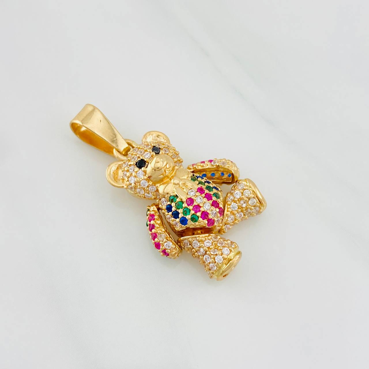 Dije Oso Articulado 4.75g / 1 1/4 in Oro Amarillo 18K