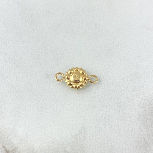Charm Sunflower 0.4gr / 1.4cm / Yellow Gold