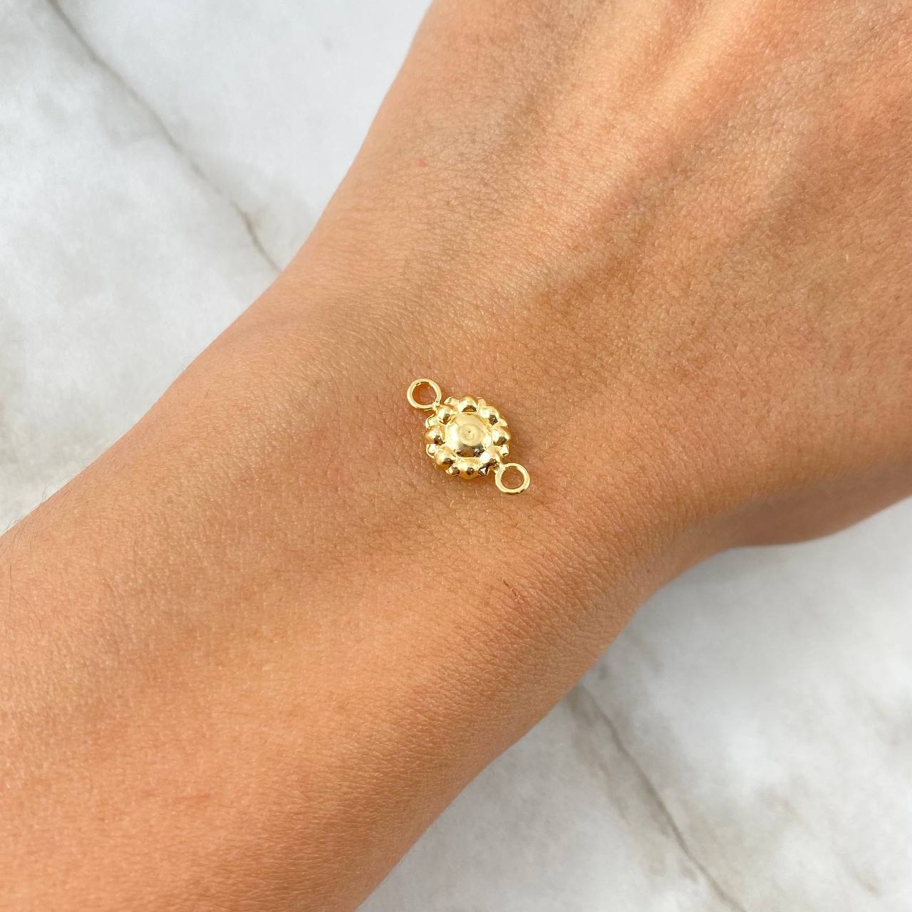 Charm Sunflower 0.4gr / 1.4cm / Yellow Gold