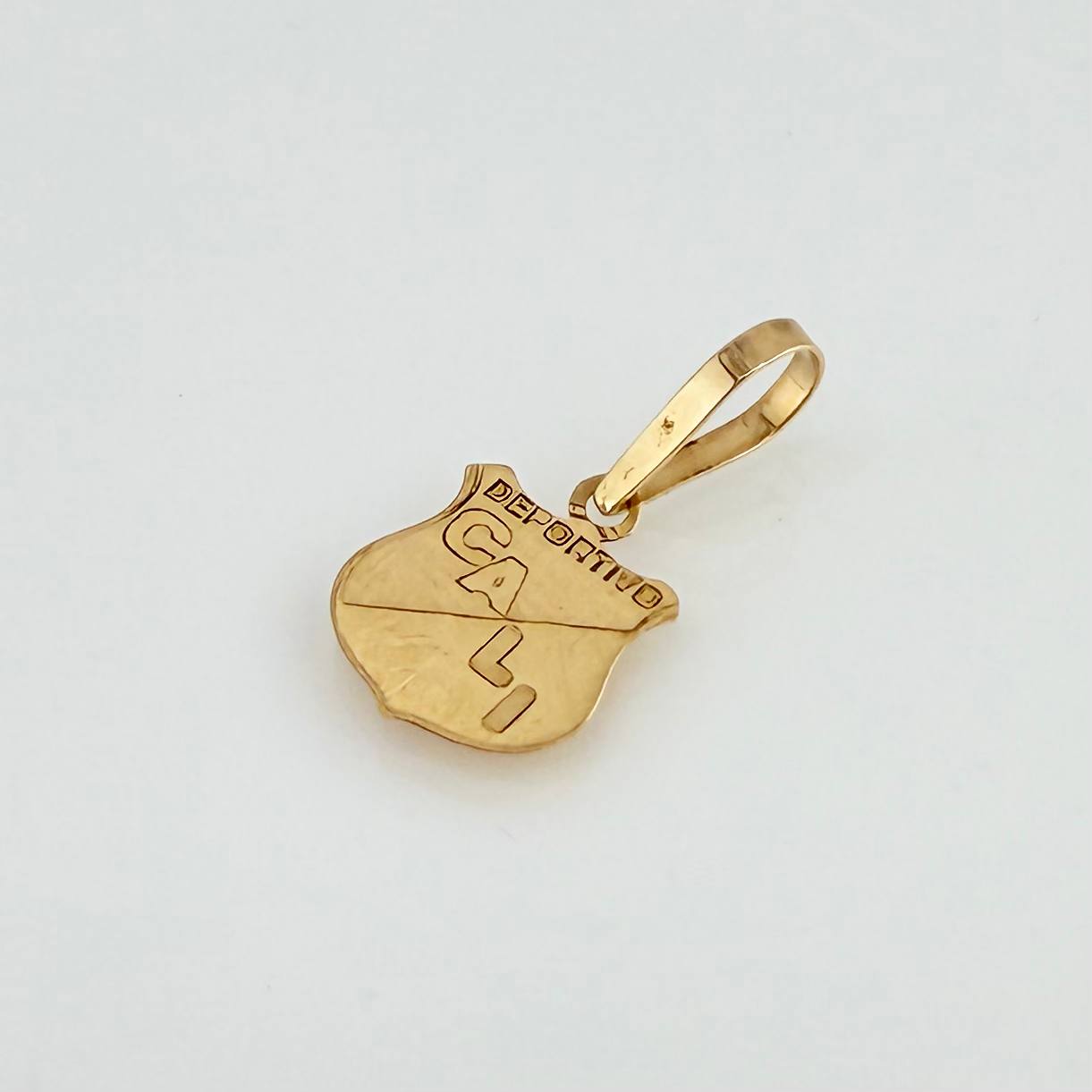 Dije Escudo Deportivo Cali 0.5gr / 1 in / Oro Amarillo 18K ©