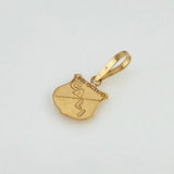 Dije Escudo Deportivo Cali 0.5gr / 1 in / Oro Amarillo 18K ©