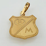 Dije Escudo Deportivo Millonarios1.1gr / 1 in / Oro Amarillo 18K ©