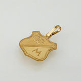 Dije Escudo Deportivo Millonarios1.1gr / 1 in / Oro Amarillo 18K ©