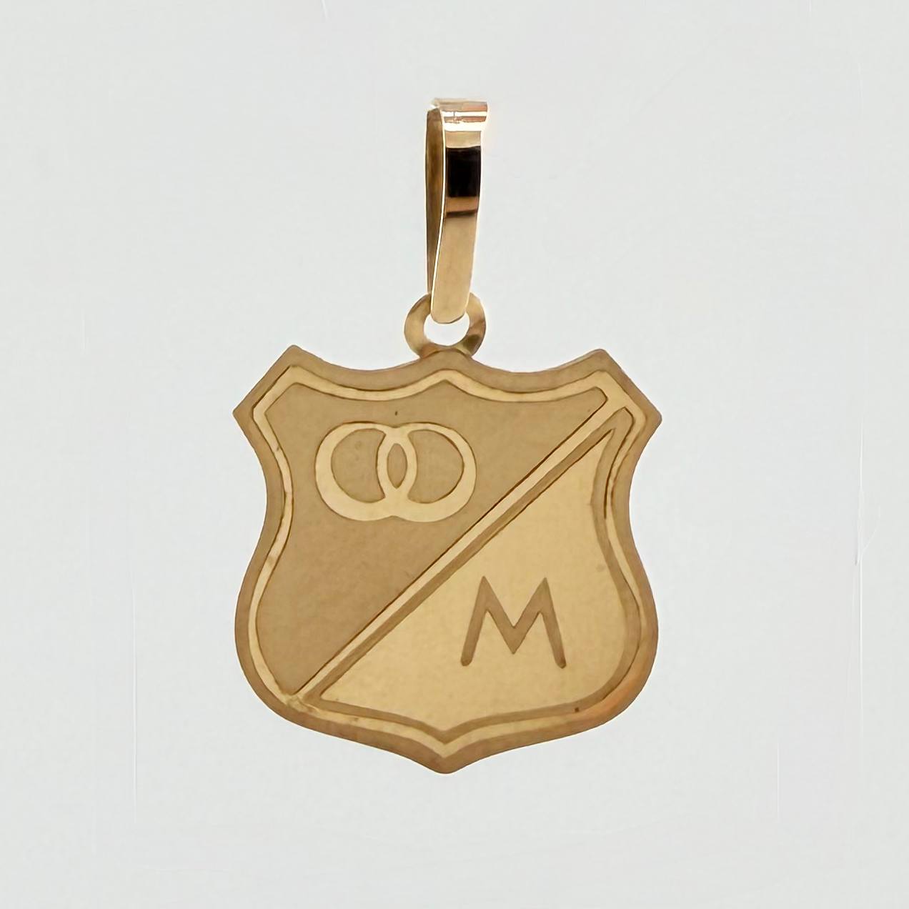 Dije Escudo Deportivo Millonarios1.1gr / 1 in / Oro Amarillo 18K ©