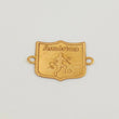 Charm Deportivo America Shield 0.6gr / 1 in / 18K Yellow Gold ©