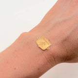 Charm Deportivo America Shield 0.6gr / 1 in / 18K Yellow Gold ©