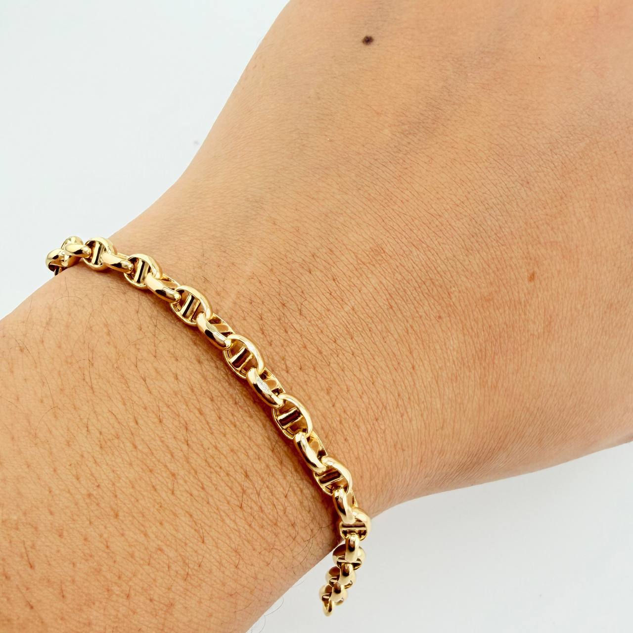 Sailor Bracelet 5.3gr / 7 3/4 in / 4.4mm +3 Yellow Gold 18K *