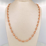 Cadena Rustica X  14.5gr / 24 1/2 in / 4.45mm Oro Rosa 18K $