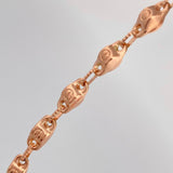 Cadena Rustica Tornillo 15.95gr / 25 in / 4.5mm Oro Rosa 18K $