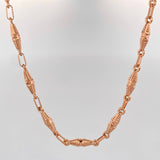 Cadena Rustica Dubai  10.55gr / 24 1/2 in / 2.75mm Oro Rosa 18K $