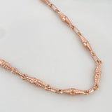 Cadena Rustica Dubai  10.55gr / 24 1/2 in / 2.75mm Oro Rosa 18K $