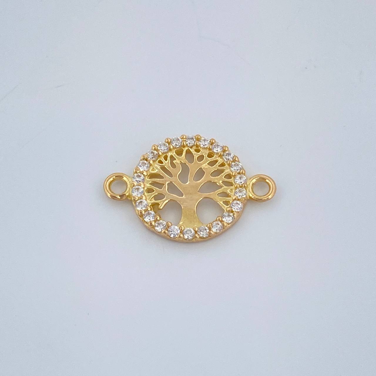 Herraje Arbol De La Vida 0.6gr / 1/2 in / Oro Amarillo 18K %