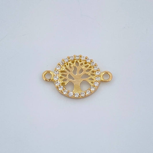 Herraje Arbol De La Vida 0.6gr / 1/2 in / Oro Amarillo 18K %