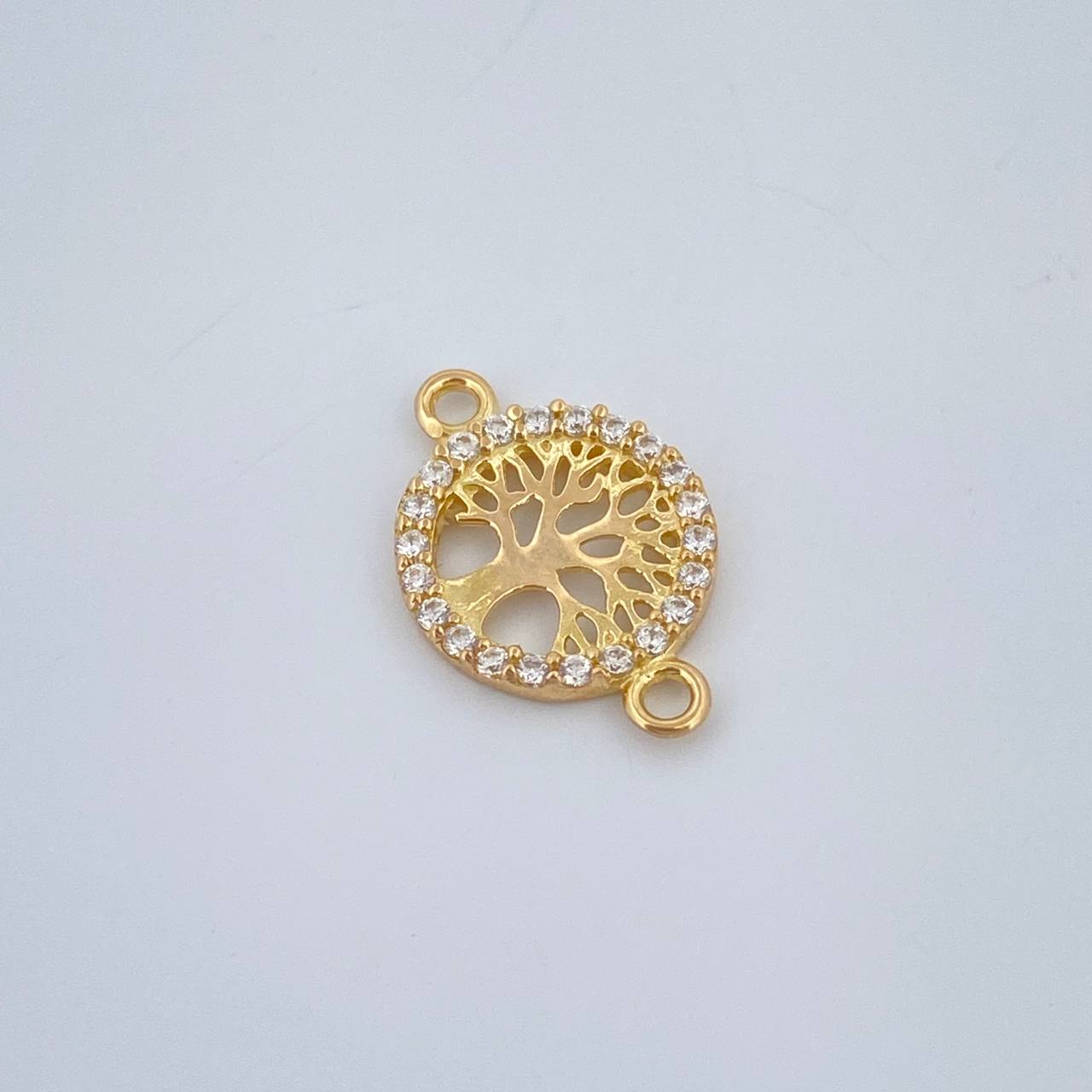 Herraje Arbol De La Vida 0.6gr / 1/2 in / Oro Amarillo 18K %