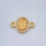 Herraje Virgen Milagrosa 0.75gr / 1/2 in / Oro Amarillo 18K %