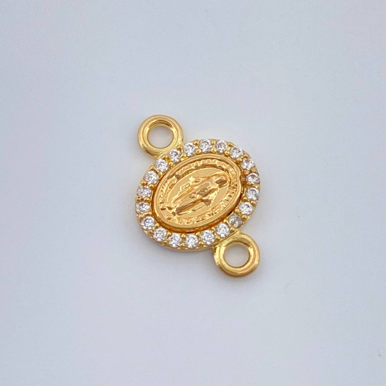 Herraje Virgen Milagrosa 0.65gr / 1/2 in / Oro Amarillo 18K %