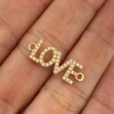 Herraje Love 1.4gr / 1 in / Oro Amarillo 18K %