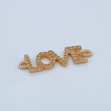 Herraje Love 1.4gr / 1 in / Oro Amarillo 18K %