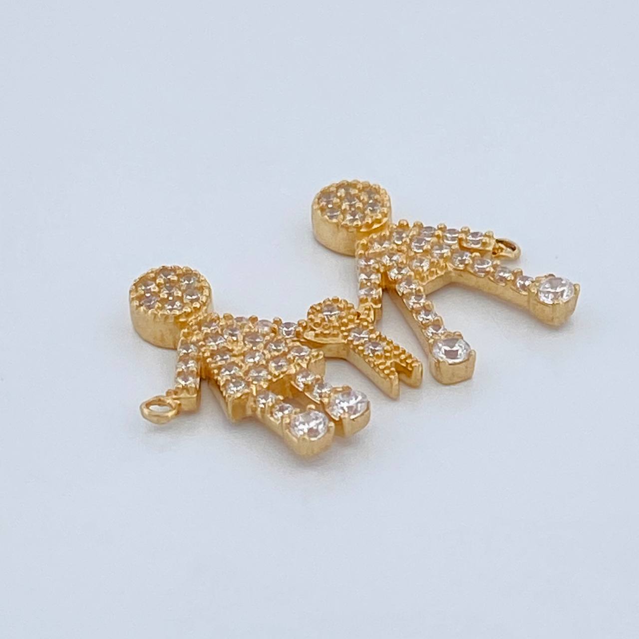 Herraje Familia Silueta 1.65gr / 3/4 in / Oro Amarillo 18K %