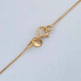 Set Cadena y Dije Veneciana + Dije Elefante Esmeralda 1.15gr / 17 3/4 in / 0.4mm Oro Amarillo 18K  (joya) %