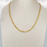 Cadena Cubana 8.25gr / 27 1/4 in / 3.2mm Oro Amarillo +1 18K %