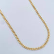 Cadena Cubana 6.1gr / 27 3/4 in / 2.75mm Oro Amarillo +1 18K %