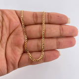 Cadena Cubana 4.15gr / 23 3/4 in / 2.35mm Oro Amarillo +1 18K %