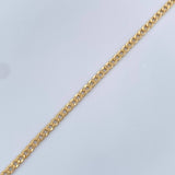 Pulso Cubano 1.5gr / 7 1/2 in / 2.3mm Oro Amarillo +1 18K %