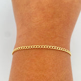 Pulso Cubano 1.6gr / 7 3/4 in / 2.3mm Oro Amarillo +1 18K %