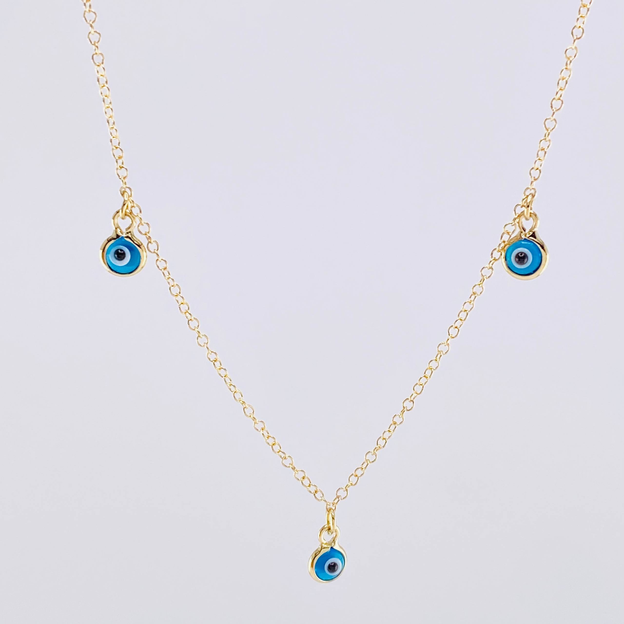 Cadena Aro Seguido Ojo Turco 2.05g / 18 in / 1.3mm Oro Amarillo 18K