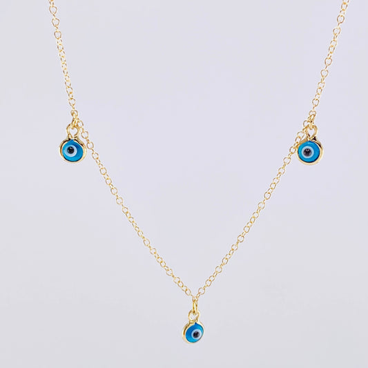 Cadena Aro Seguido Ojo Turco 2.05g / 18 in / 1.3mm Oro Amarillo 18K
