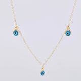 Cadena Aro Seguido Ojo Turco 2.05g / 18 in / 1.3mm Oro Amarillo 18K