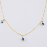 Cadena Aro Seguido Ojo Turco 2.15g / 18 in / 1.3mm Oro Amarillo 18K