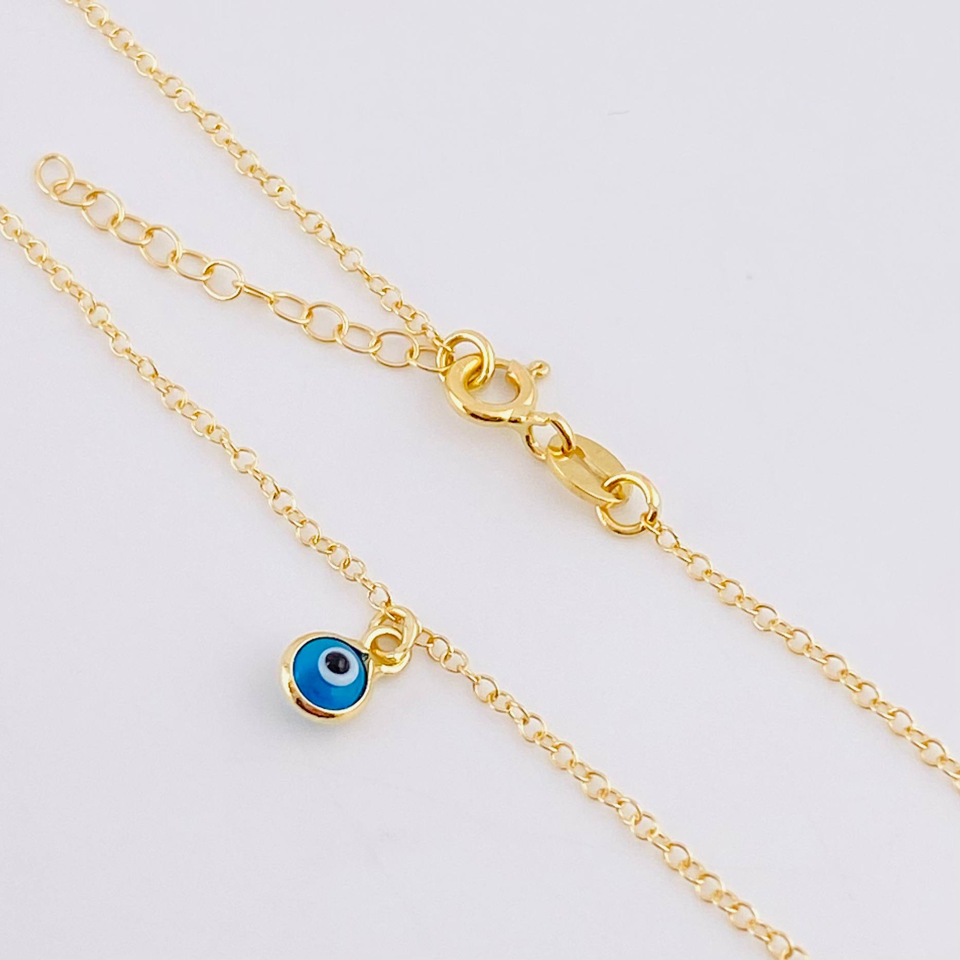 Cadena Aro Seguido Ojo Turco 2.15g / 18 in / 1.3mm Oro Amarillo 18K