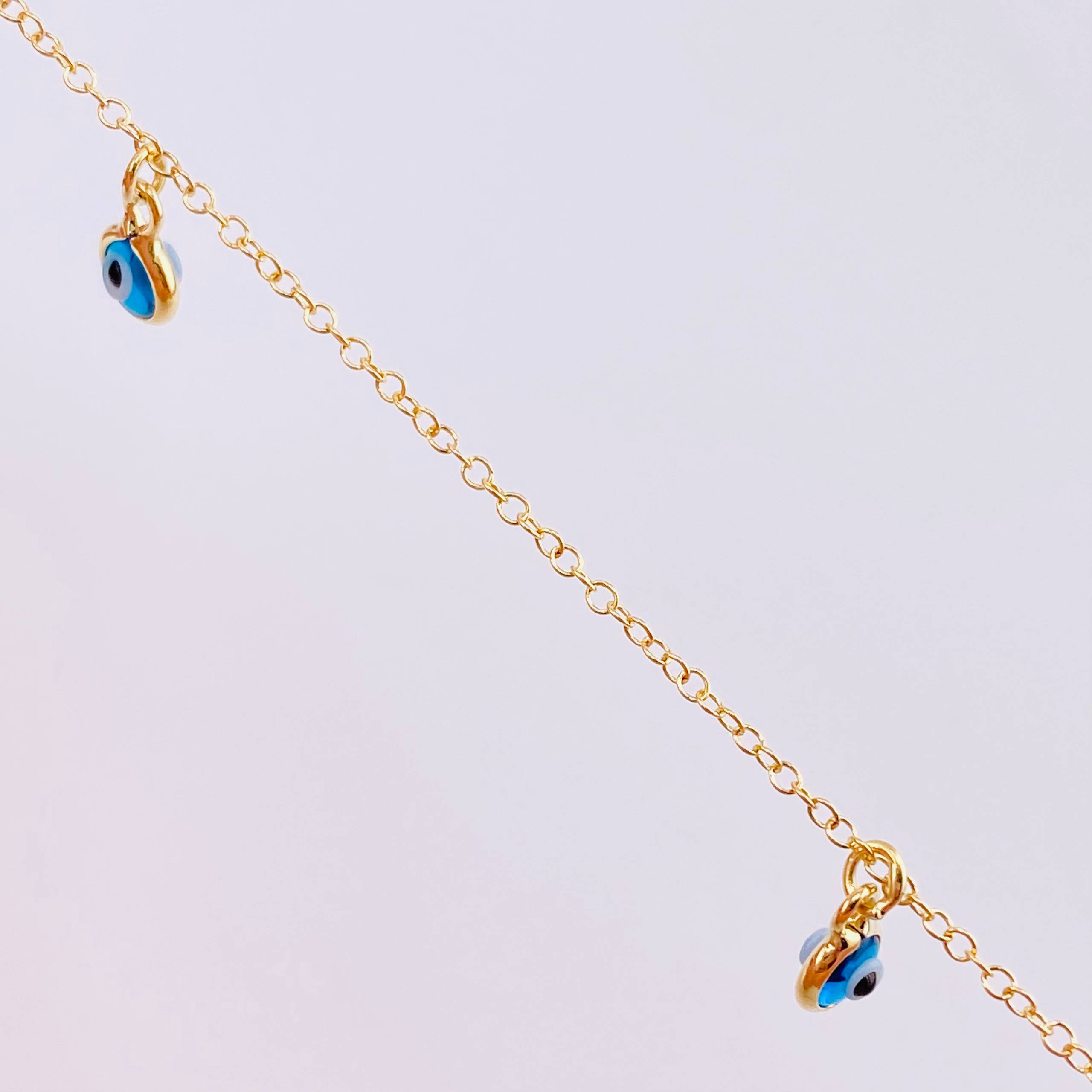 Cadena Aro Seguido Ojo Turco 2.05g / 18 in / 1.3mm Oro Amarillo 18K